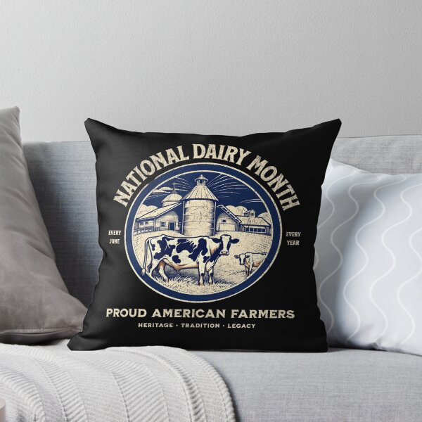 Item preview, Proud American Farmers: Vintage Dairy Month Tribute Tee designed and sold by AmorcitoDesigns.