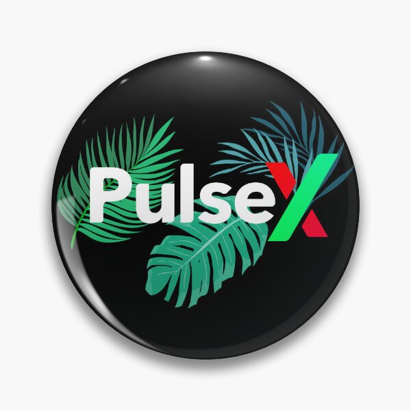 Item preview, PulseX Tropical Leaf - Crypto Logo designed and sold by GetCryptoSwag.