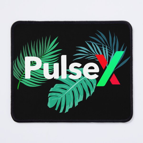 Item preview, PulseX Tropical Leaf - Crypto Logo designed and sold by GetCryptoSwag.
