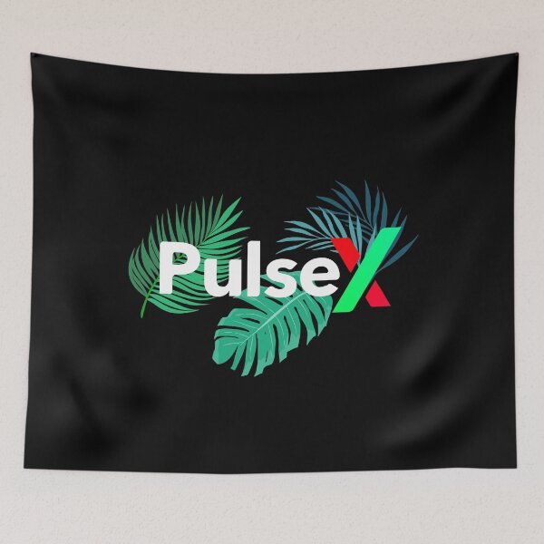 Item preview, PulseX Tropical Leaf - Crypto Logo designed and sold by GetCryptoSwag.