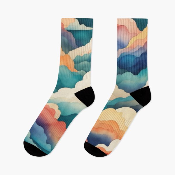 Item preview, Arco Iris Acuarela Nubes designed and sold by magicwillow.