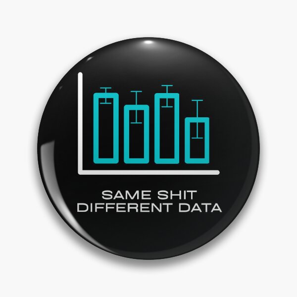 Item preview, Same Shit Different Data - Data Science, Research, Statistics, Big Data, Machine Learning designed and sold by jadedscientist.