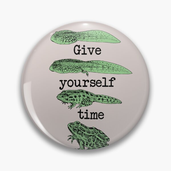 Item preview, Give yourself time. Frogs Metamorphosis. designed and sold by scientiafemina.