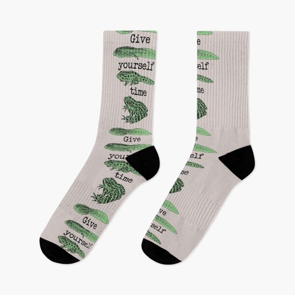 Item preview, Give yourself time. Frogs Metamorphosis. designed and sold by scientiafemina.