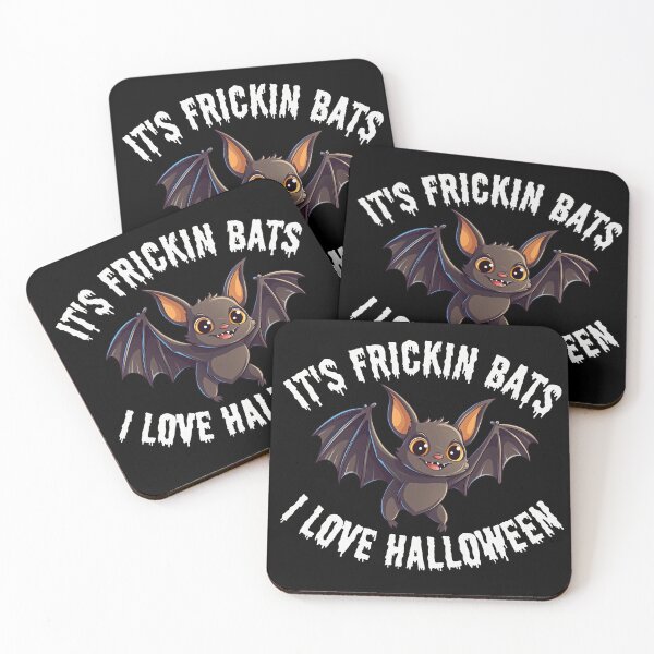 Item preview, It's Frickin Bats, I Love Halloween designed and sold by CoolHippoQuotes.