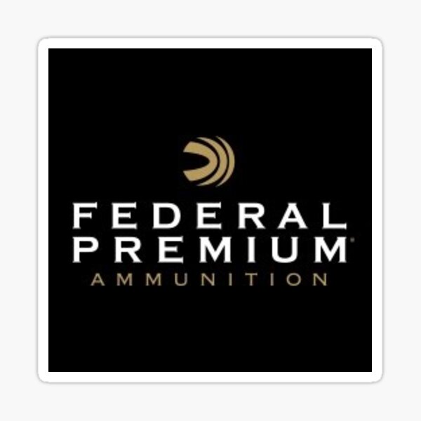 Federal Premium (black) Sticker