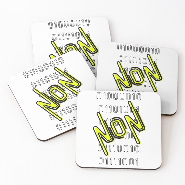 Item preview, Non Binary Code | White designed and sold by KindMentaliTees.