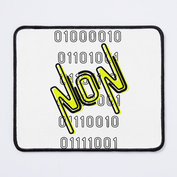 Item preview, Non Binary Code | White designed and sold by KindMentaliTees.