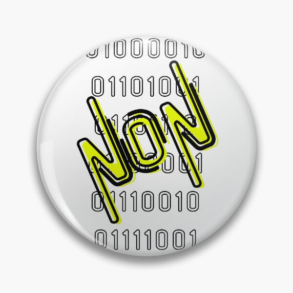 Item preview, Non Binary Code | White designed and sold by KindMentaliTees.