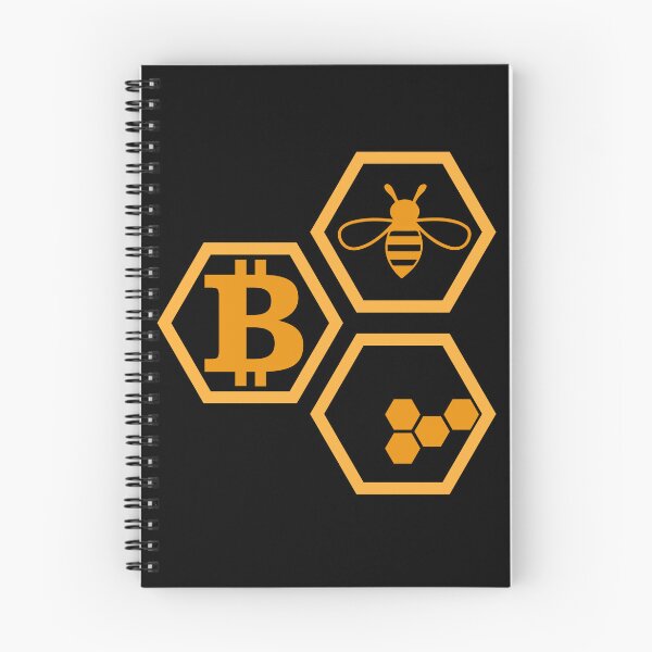 Item preview, Bitcoin Honey Bee - Crypto Logo designed and sold by GetCryptoSwag.