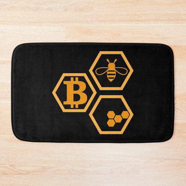 Item preview, Bitcoin Honey Bee - Crypto Logo designed and sold by GetCryptoSwag.