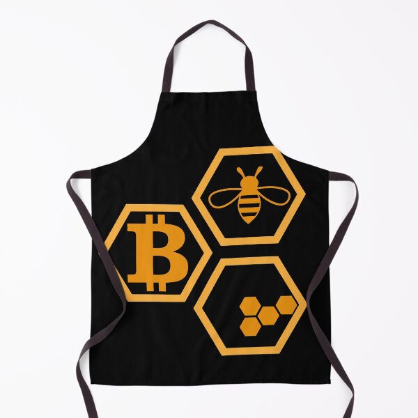 Item preview, Bitcoin Honey Bee - Crypto Logo designed and sold by GetCryptoSwag.