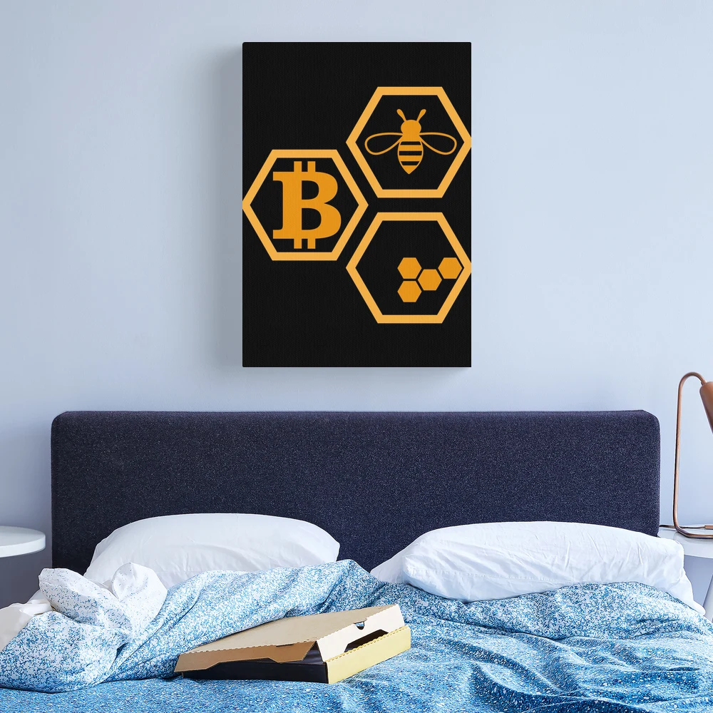 Bitcoin Honey Bee - Crypto Logo
