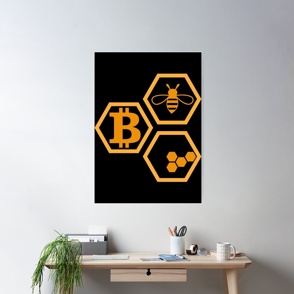 Bitcoin Honey Bee - Crypto Logo