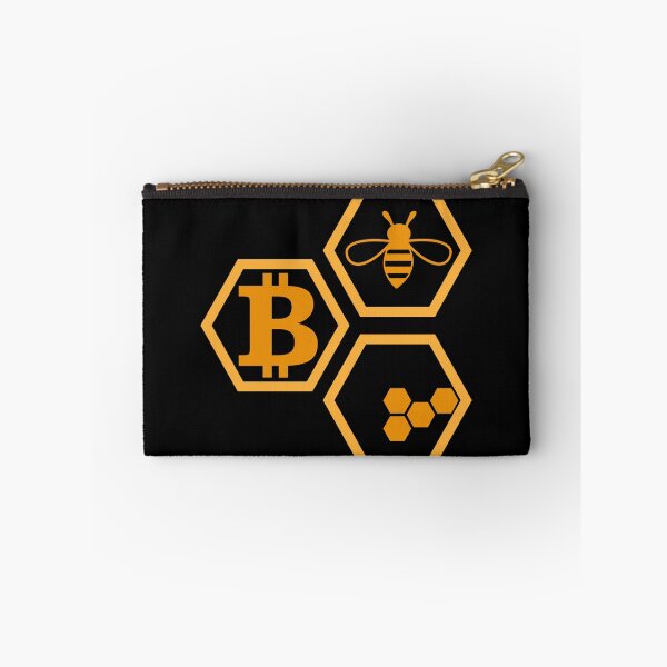 Item preview, Bitcoin Honey Bee - Crypto Logo designed and sold by GetCryptoSwag.