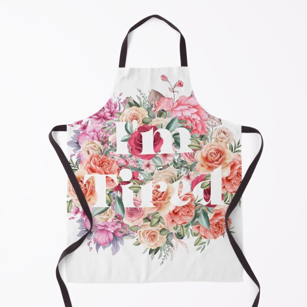 Item preview, I'm tired - floral designed and sold by Lyxy.