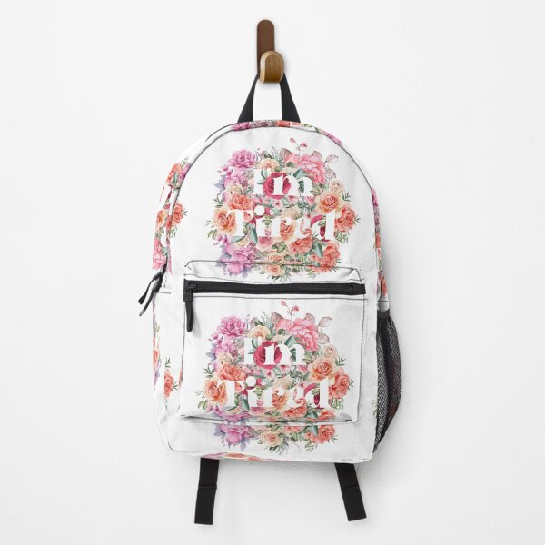 Item preview, I'm tired - floral designed and sold by Lyxy.