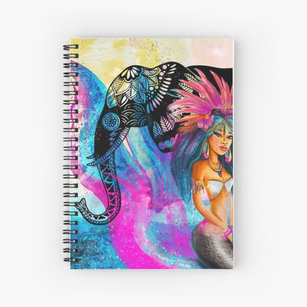 Exotic Mermaid Spiral Notebook