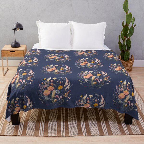 Item preview, Dried Flowers Design no.2, Boho Style, Pressed Flowers, Wild Flowers, Vintage Look, Top Floral, Flower Power designed and sold by KumbayArt.
