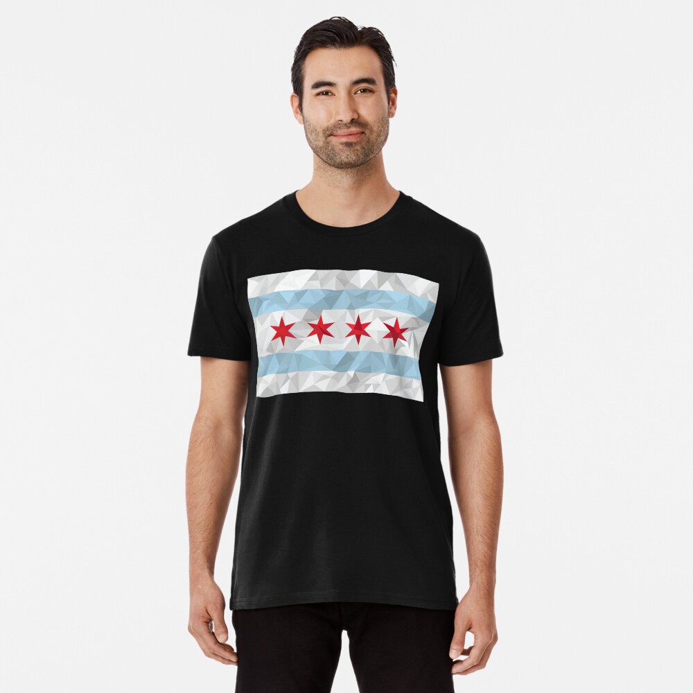 "Chicago Flag" Tshirt by SuppaJayy Redbubble