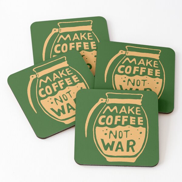 Item preview, Make Coffee Not War 	 	 designed and sold by eggvxqam75.