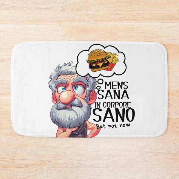 Item preview, Mens sana in corpore sano, pero no ahora designed and sold by sombradelsabio.