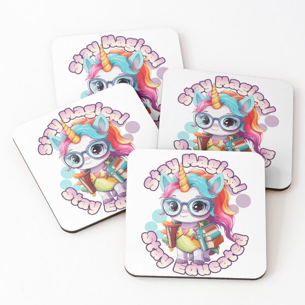 Item preview, Kawaii Unicorn - Stay Magical, Stay Educated for Back to School Students designed and sold by LOT7Clothing.