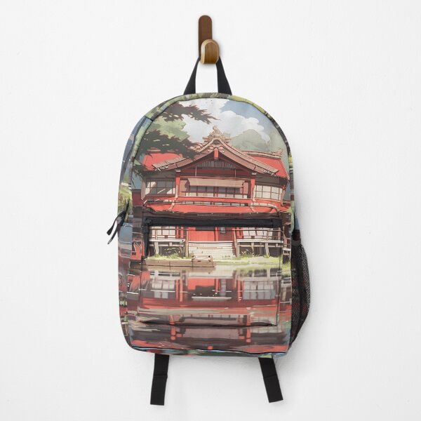Item preview, Asian Style House on a Lake designed and sold by ArtbyAiGallery.
