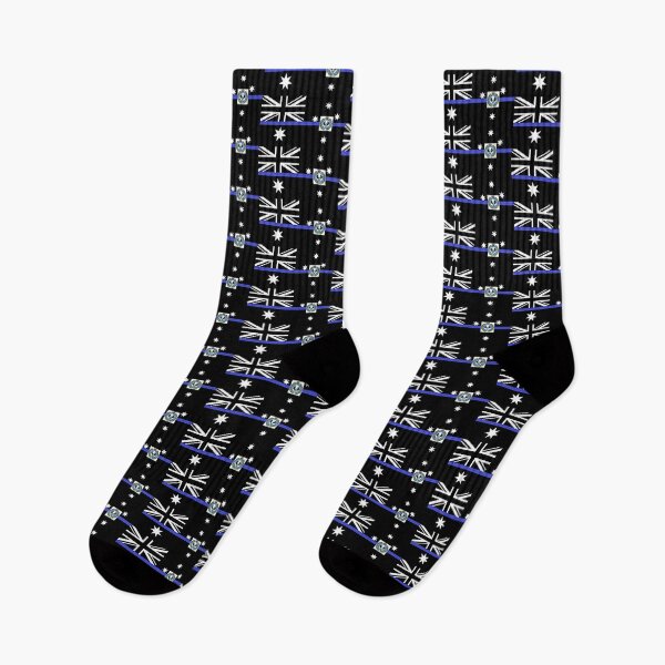 Item preview, South Australian Police Thin Blue Line Flag -Thin Blue Line designed and sold by RENAGADE4LYF.