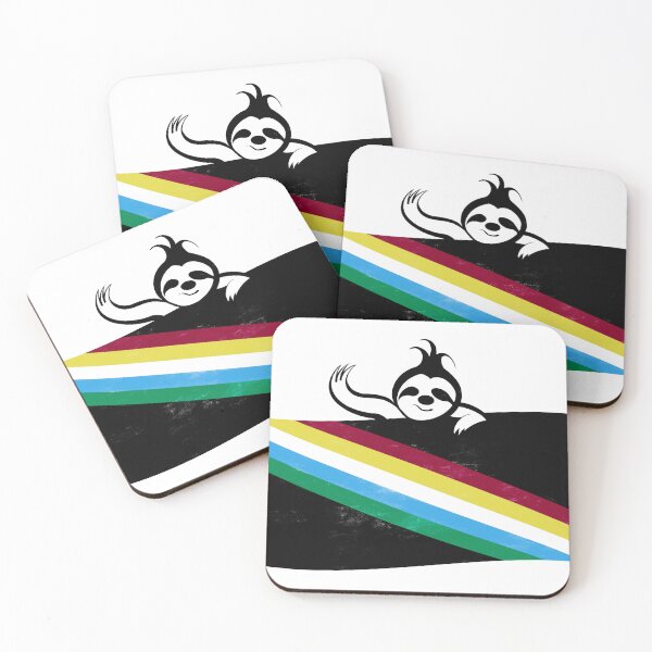 Item preview, Disability Pride Flag Sloth  designed and sold by CripRevolution.