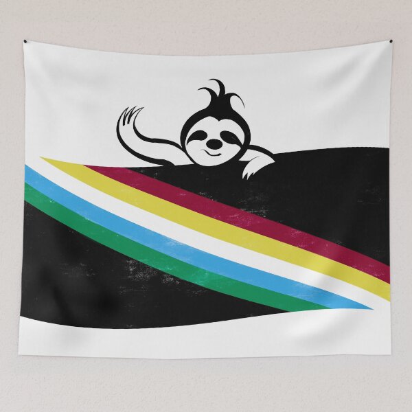 Item preview, Disability Pride Flag Sloth designed and sold by CripRevolution.