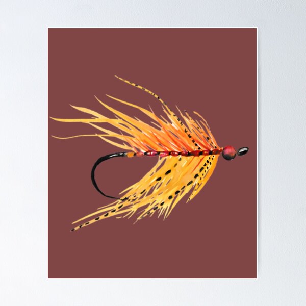 Antique Ice Fishing Lure Patent Canvas Poster, Fly Fishing Lure