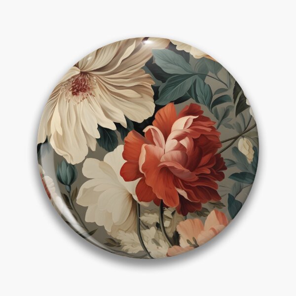 Item preview, Beautiful White, Pink and Red Floral Pattern designed and sold by SpDesignsC.