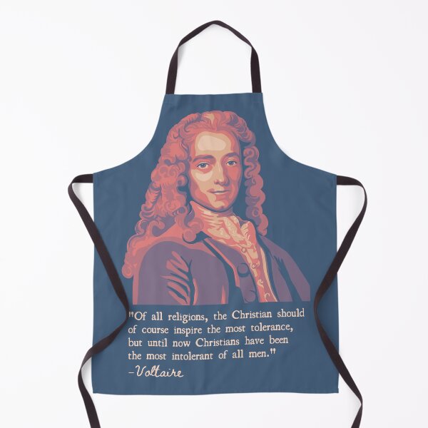 Item preview, Voltaire Portrait And Quote designed and sold by Unhinged Heather.