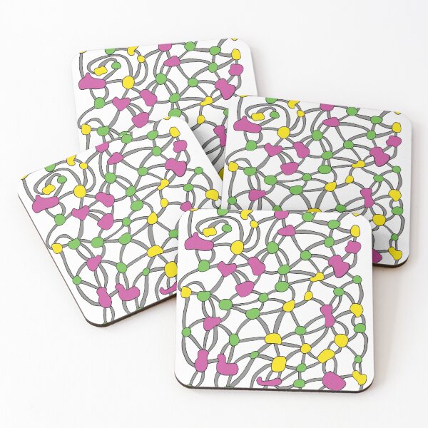 Item preview, Tangled Lights Abstract Pattern designed and sold by Maria Ajmal Art.