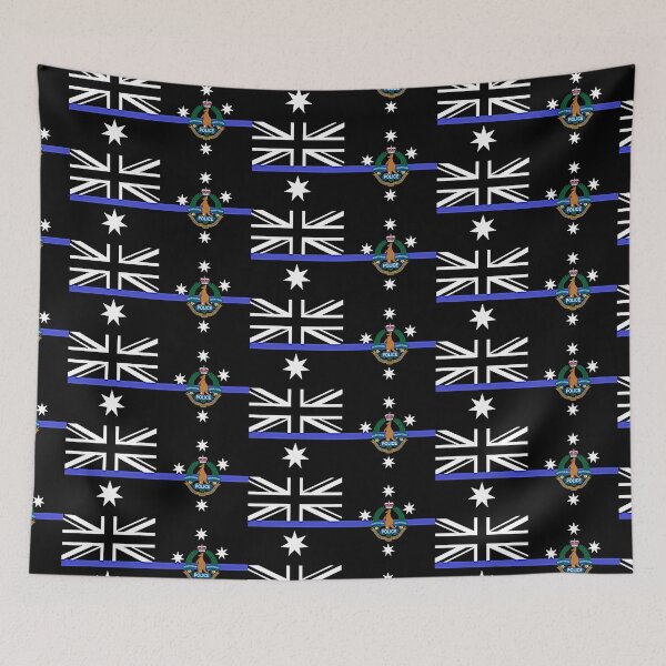 Item preview, Northern Territory Police Thin Blue Line Flag -Thin Blue Line designed and sold by RENAGADE4LYF.