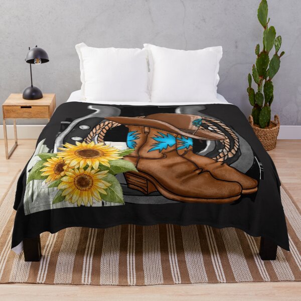 Item preview, cowgirl boots with horse shoes t-shirts designed and sold by Rebekkahsdesign.