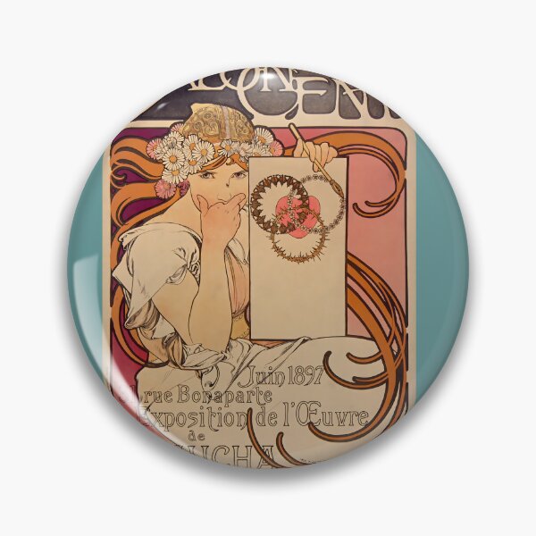 Item preview, SALON des CENT of Alphonse Mucha 1897 	 	 designed and sold by yezgnofmwj58.