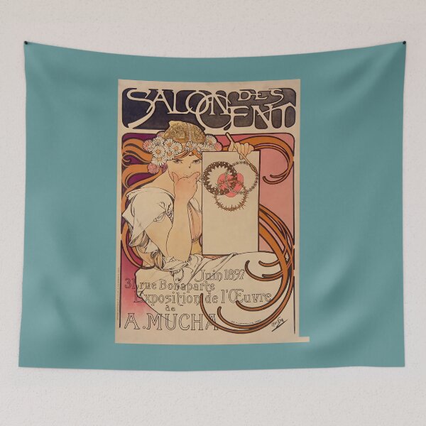 Item preview, SALON des CENT of Alphonse Mucha 1897 	 	 designed and sold by yezgnofmwj58.