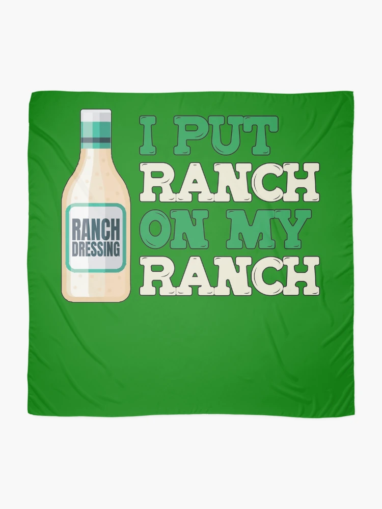Thumbnail 2 of 3, Scarf, I Put Ranch On My Ranch Love Ranch Dressing Ranch Gear designed and sold by DynamicDesign.