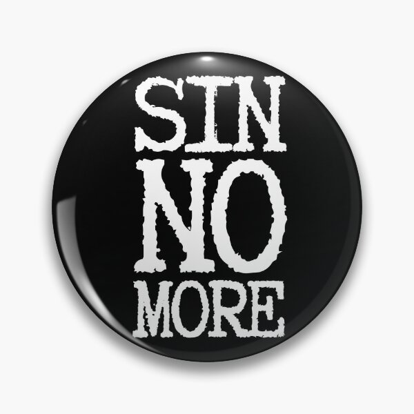 Item preview, Sin No More White Letters designed and sold by GFamilyC.