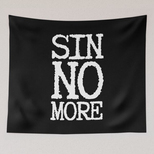 Item preview, Sin No More White Letters designed and sold by GFamilyC.