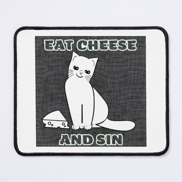 Item preview, Eat cheese and sin designed and sold by tinytwist.