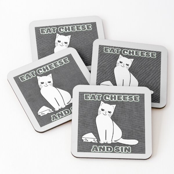 Item preview, Eat cheese and sin designed and sold by tinytwist.