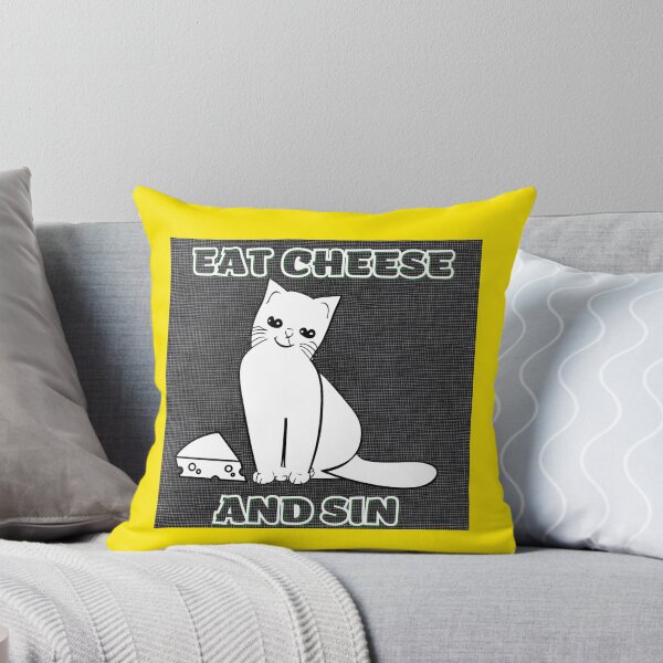 Item preview, Eat cheese and sin designed and sold by tinytwist.