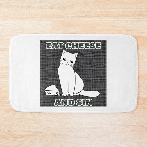 Item preview, Eat cheese and sin designed and sold by tinytwist.