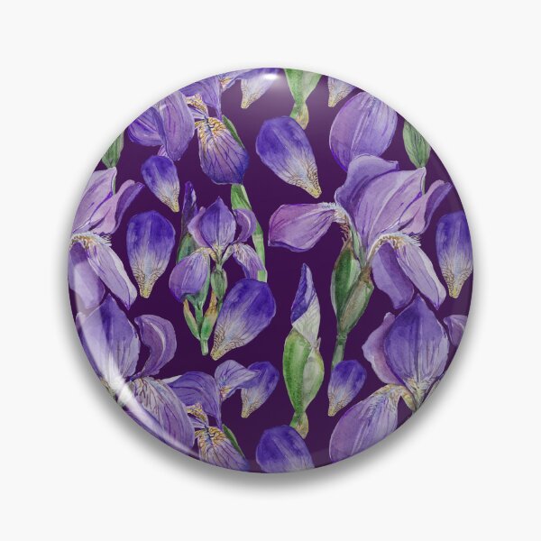 Item preview, Purple Watercolor Irises  designed and sold by MCanvasworks.