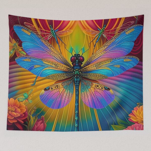 Item preview, Colorful Dragonfly Happiness designed and sold by purplesensation.