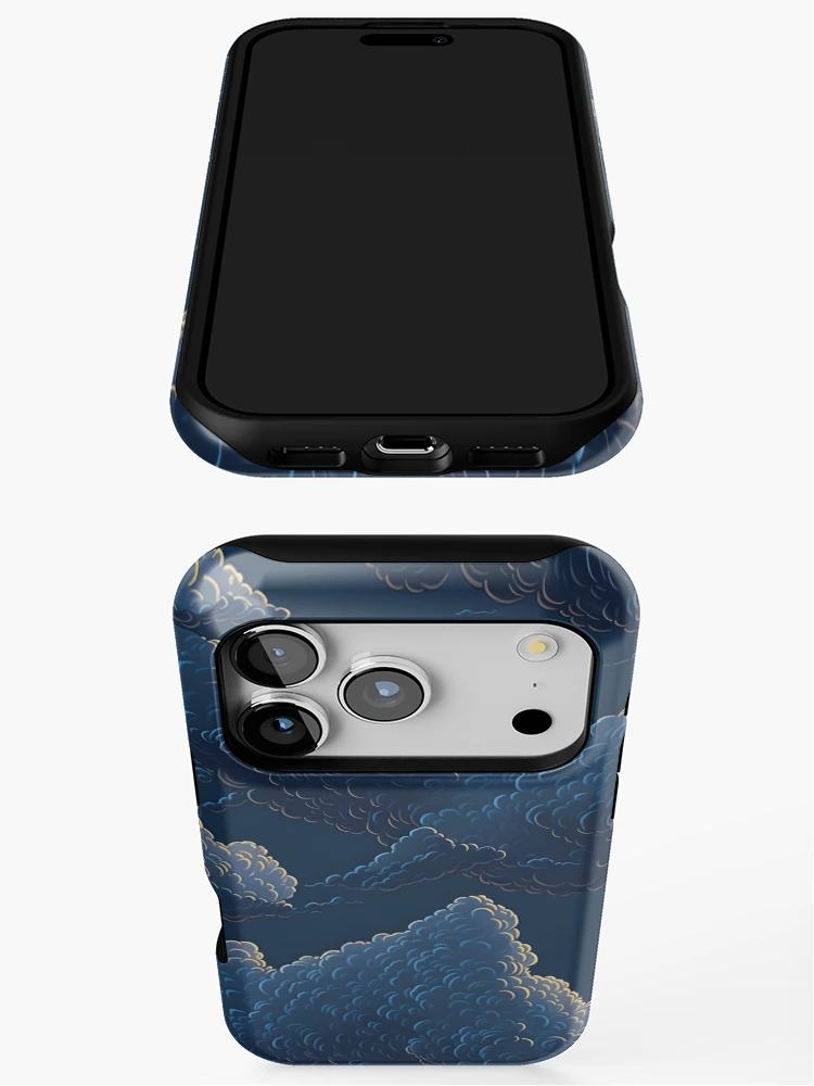 Thumbnail 3 of 4, iPhone Case, Clouds designed and sold by RASUNED.