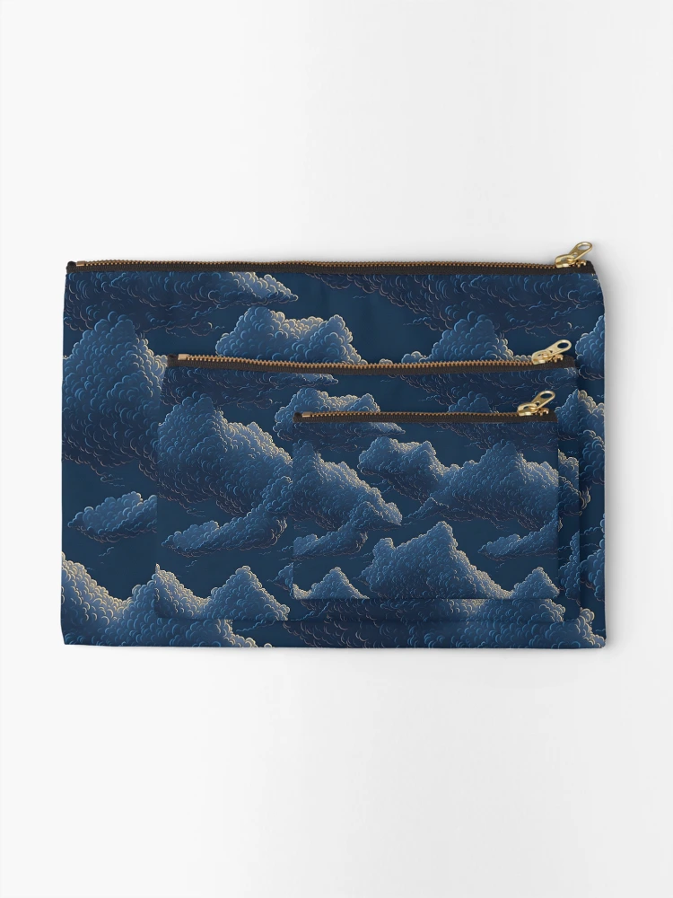 Thumbnail 2 of 4, Zipper Pouch, Clouds designed and sold by RASUNED.